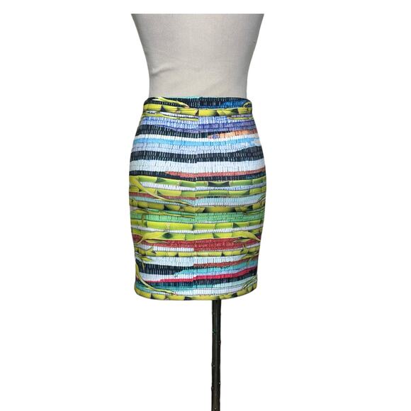 CLOVER CANYON Surf Shack neoprene mini pencil skirt size XS - Picture 12 of 15